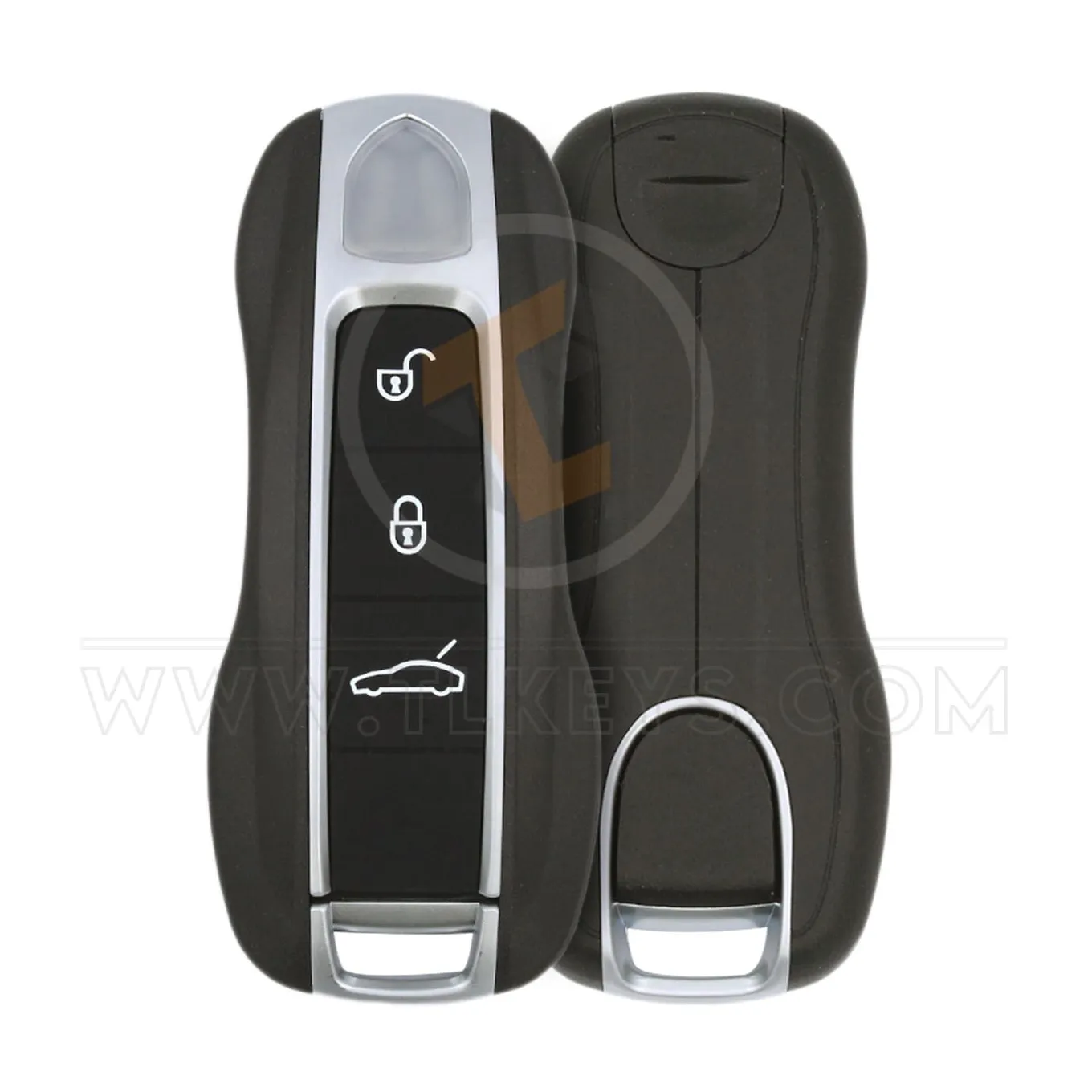 Porsche 2020 Smart Key Remote Shell 3 Buttons with Small Trunk Panic Button No Porsche 2020 Smart Key Remote Shell 3 Buttons with Small Trunk Panic Button No