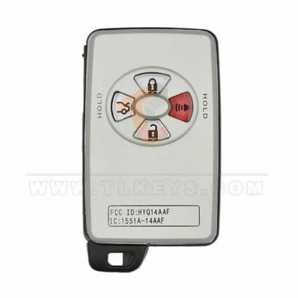 Toyota Avalon 2005 Smart Key Remote Shell 4 Buttons Aftermarket Brand Panic Button Yes Toyota Avalon 2005 Smart Key Remote Shell 4 Buttons Aftermarket Brand Panic Button Yes