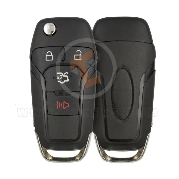 Ford Fusion Flip Key Remote Shell 4 button Remote Type FBS4 Ford Fusion Flip Key Remote Shell 4 button Remote Type FBS4