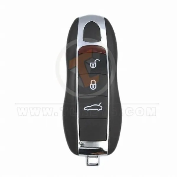 Porsche 1st Generation Smart Key Remote Shell 3 Buttons Aftermarket Panic Button No Porsche 1st Generation Smart Key Remote Shell 3 Buttons Aftermarket Panic Button No