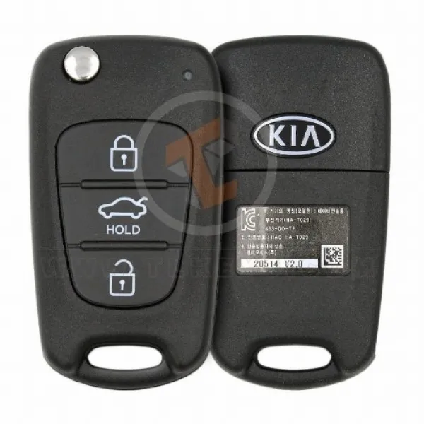 Genuine Kia Cadenza Flip Key Remote 2014 2016 P/N: 95430 3R500 433MHz Transponder Chip ID 46 Genuine Kia Cadenza Flip Key Remote 2014 2016 P/N: 95430 3R500 433MHz Transponder Chip ID 46
