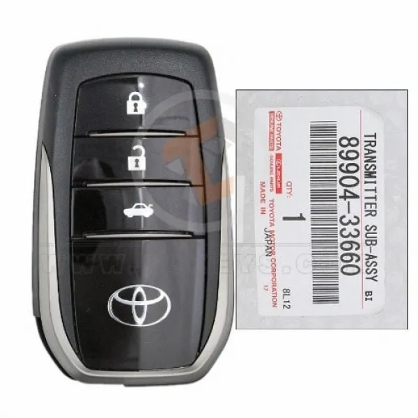 Genuine Toyota Camry Smart Proximity 2014 2018 P/N: 89904 33660 Transponder Chip ID 8A Genuine Toyota Camry Smart Proximity 2014 2018 P/N: 89904 33660 Transponder Chip ID 8A