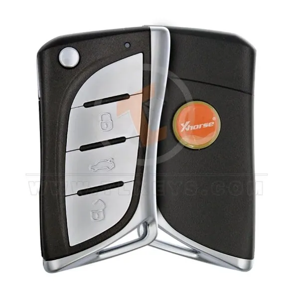 Xhorse XELEX0EN Flip Key Remote 3 Buttons Transponder Chip ID 47 Xhorse XELEX0EN Flip Key Remote 3 Buttons Transponder Chip ID 47