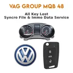 vag group mqb 48 all key lost with immo data