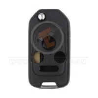 honda accord civic pilot 2003 2013 modified flip key remote shell 3+1 buttons aftermarket 34855 front - thumbnail