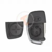 hyundai 2014 2019 flip key remote shell 3 buttons with left groove laser blade details 34165 - thumbnail