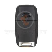 hyundai flip key remote shell 3buttons suv trunk aftermarket 34901 back - thumbnail