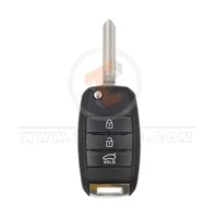 hyundai flip key remote shell 3buttons suv trunk aftermarket 34901 key - thumbnail