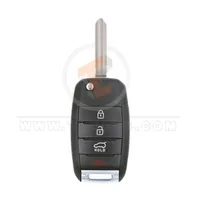 kia flip key remote shell 4buttons suv trunk aftermarket 34950 key - thumbnail