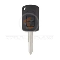 mitsubishi lancer 2019 2022 head key remote shell 2buttons aftermarket 34767 front - thumbnail