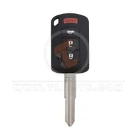 mitsubishi all model 2015 2021 head key shell 3+1buttons aftermarket front 34998 - thumbnail