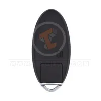 nissan smart key remote shell 3buttons without side lock aftermarket 34939 back - thumbnail