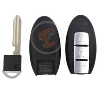 nissan smart key remote shell 3buttons without side lock aftermarket 34939 detail - thumbnail