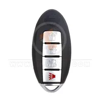 nissan smart key remote shell 4buttons sedan trunk aftermarket 34936 front - thumbnail