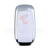 renault flip key remote shell 2buttons with white back cover aftermarket 34974 back - thumbnail