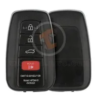 Toyota All Models 2013 2018 Modified Smart Key Remote Shell 4 Buttons Replacement Aftermarket frontback 34354 - thumbnail