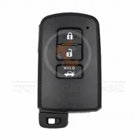 Toyota Auris Camry Corolla 2011 2020 Smart Key Remote Shell 3 Buttons Small Trunk Aftermarket front 33966 - thumbnail