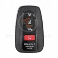 toyota 2017 2020 smart key remote shell 4 buttons big trunk front 33967 - thumbnail