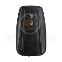 toyota smart key remote shell 2buttons with blue painted aftermarket 34983 front - thumbnail