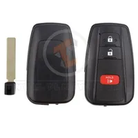toyota smart key remote shell 2+1 buttons with matt painted aftermarket component 34980 - thumbnail