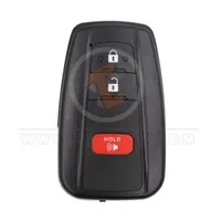 toyota smart key remote shell 2+1 buttons with matt painted aftermarket front 34980 - thumbnail