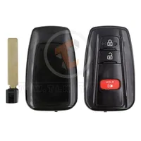 toyota smart key remote shell 2+1 buttons with mirror painted aftermarket component 34992 - thumbnail