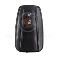 toyota smart key remote shell 2buttons with blue painted aftermarket front 34991 - thumbnail