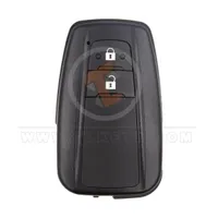 toyota smart key remote shell 2buttons with matt painted aftermarket front 34977 - thumbnail