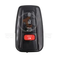 toyota smart key remote shell 3+1buttons suv trunk with mirror painted aftermarket front 34994 - thumbnail