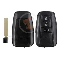 toyota smart key remote shell 3buttons suv trunk with mirror painted aftermarket component 34993 - thumbnail