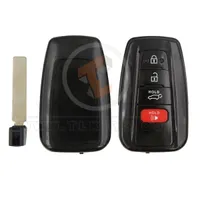 toyota smart key shell 3+1buttons suv trunk with mirror painted aftermarket component 34986 - thumbnail