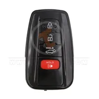 toyota smart key shell 3+1buttons suv trunk with mirror painted aftermarket front 34986 - thumbnail