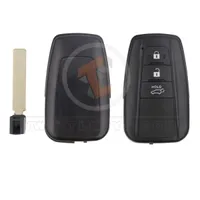 toyota smart key shell 3buttons suv trunk with matt painted aftermarket component 34981 - thumbnail