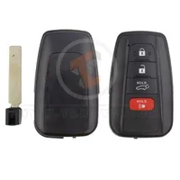 toyota smart key shell 4buttons suv trunk with matt painted aftermarket component 34982 - thumbnail