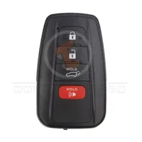 toyota smart key shell 4buttons suv trunk with matt painted aftermarket front 34982 - thumbnail