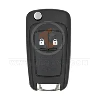 chevrolet cruze 2010 2016 2 buttons flip remote key shell aftermarket front - thumbnail