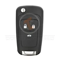 chevrolet cruze 2010 2016 flip remote shell 3 buttons aftermarket front - thumbnail