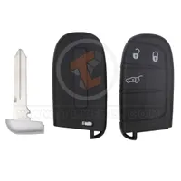 chrysler dodge jeep smart key remote shell 3buttons aftermarket 34972 detail - thumbnail