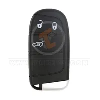 chrysler dodge jeep smart key remote shell 3buttons aftermarket 34972 front - thumbnail