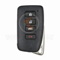 lexus 2013 2019 smart key remote shell 4 buttons big trunk us front 33428 - thumbnail