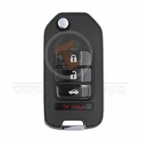 xhorse flip key remote 4 buttons without chip front - thumbnail