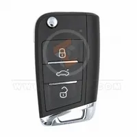 xhorse flip key remote 3 buttons without chip front - thumbnail