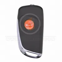 universal wireless flip key remote 3 buttons back - thumbnail