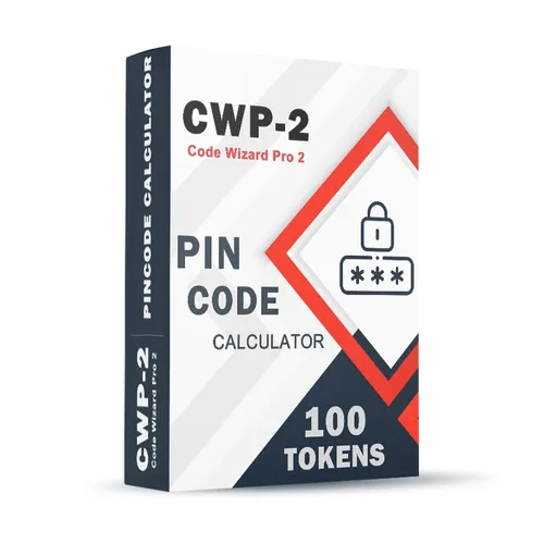 cwp 2 code wizard po 2 pincode calculator 100 tokens 32780 item