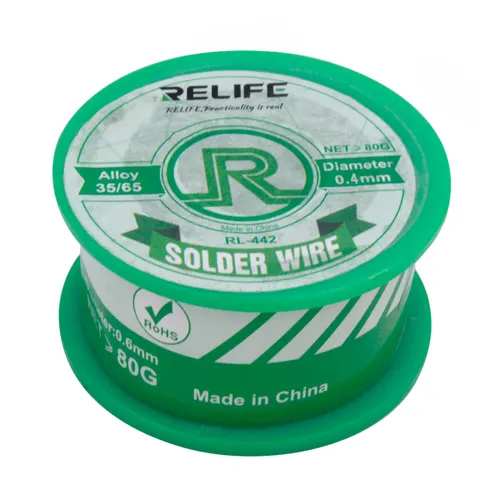 relife rl 442 soldering wire 80g 0.4mm 35329 item