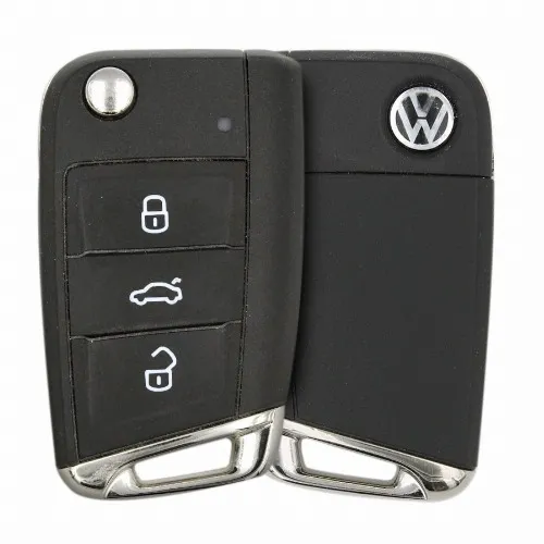 2015DJ1677 Genuine Volkswagen Flip Key Remote Remote Type FBS4