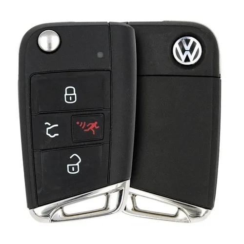 5G0959752BE Genuine Volkswagen Flip Key Remote Remote Type FBS4