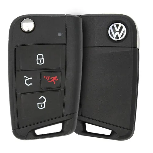 5G6959753A Genuine Volkswagen Flip Key Remote Remote Type Fobik