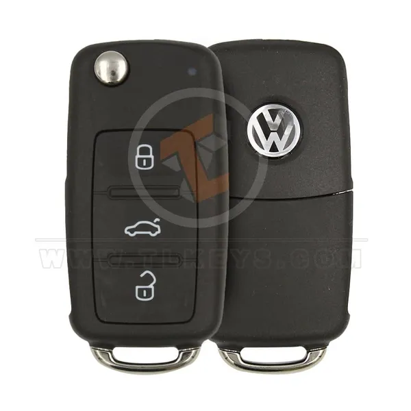 Genuine Volkswagen Flip Key Remote 2009 2016 P/N: 5KA807202AJ 433MHz Remote Type Flip Key Remote