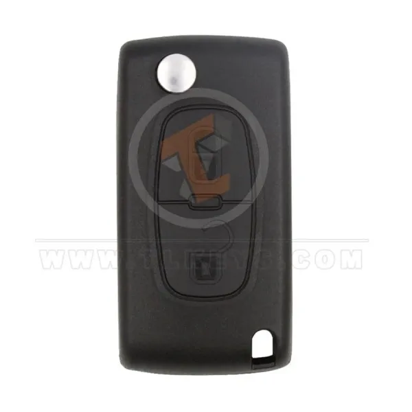 Peugeot All Models 2003-2016 Flip Remote Shell 2 Buttons Aftermarket Status Aftermarket